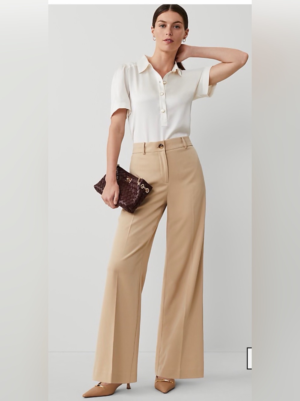 Ann Taylor The Perfect Wide Leg Pants NWT